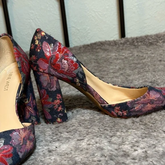 Nine West Women's Anisa9X Blue Multi Fabric 8W US - Picture 8 of 11